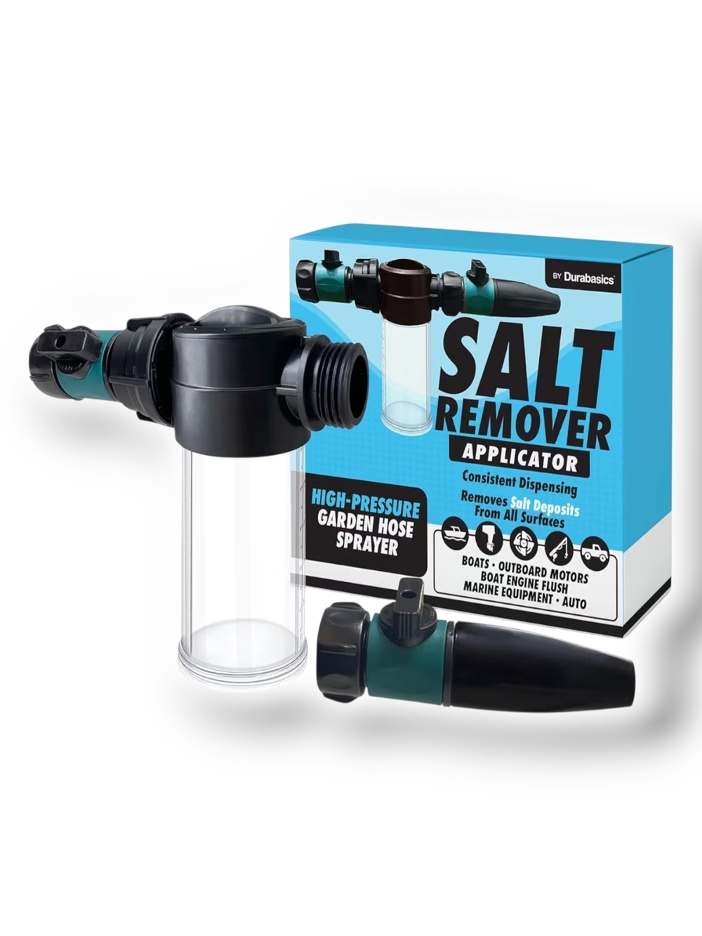 Durabasics Salt Remover Applicator - Teal & Black
